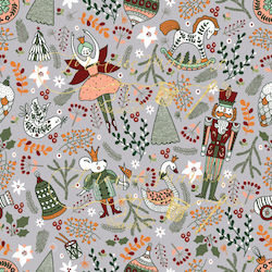 Памучен Текстил Christmas Nutcracker 100x160см
