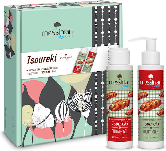 Messinian Spa Tsoureki Σετ Περιποίησης για Καθαρισμό Σώματος 2τμχ