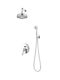 Omnires Built-in Mixer Phone & Shower Head Set for Shower Silver 5908223786525