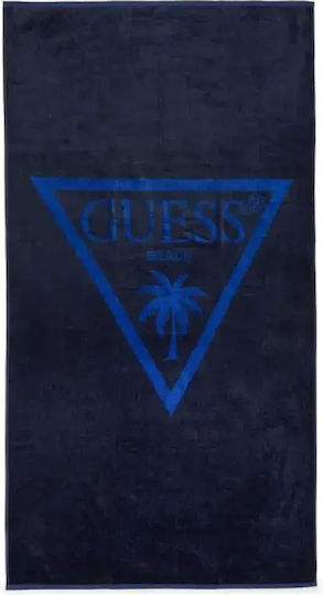 Guess Guess Strandtuch Blau 180x100cm