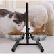 Animal Pet Metallic Food Bowl for Dog with Stand 2x 350ml