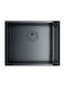 Globalo Undermount Kitchen Sink Inox L44xW54cm Gray
