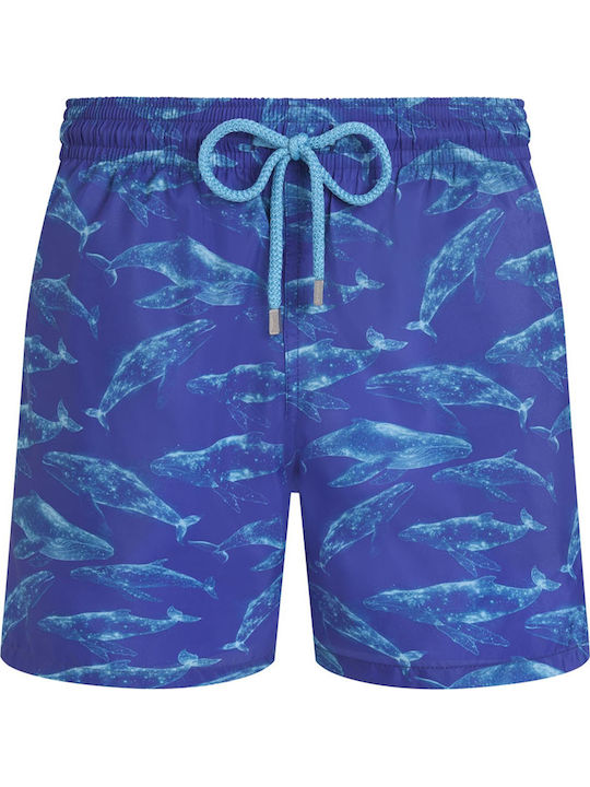 Men's Swimwear Shorts Blue with Prints