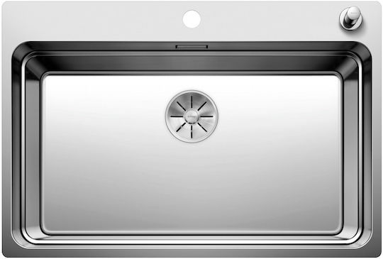 Blanco Etagon 700-if/a Drop-In Кухненски Мивка Inox Дължина 74xШирина 50см Сребрист
