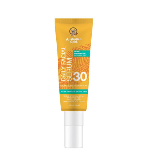 Australian Gold Serum Facial Zilnic Antisolar Waterproof Serum Pentru Față SPF30 50ml