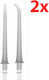 Original Replacement Tip Feelo Pro Standard Irrigator Gray 2 Pcs Rotates 360 Degrees