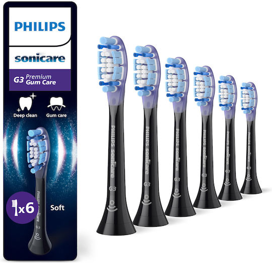 Philips Sonicare Hx9056/88 Elektrische Zahnbürstenköpfe 6 Stück Weiche Borsten
