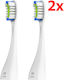 Original Replacement Brush Head Niceboy Ion Sonic Pro Uv 2 Pcs Hard Bristles