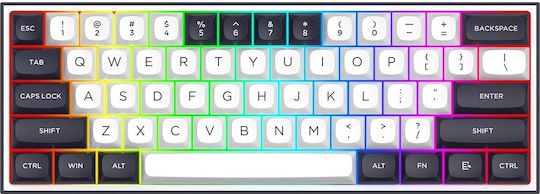 Redragon ALCOR K717 PRO Wireless Gaming Keyboard 60% with RGB Lighting English US