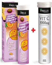 Inoplus 1+1 Inoplus Echinacea Propolis Vit C 1000mg-συμπλήρωμα Διατροφής Κρυολόγημα 24 Αναβράζοντα Δισκία & Vit C 1000mg-συμπλήρωμα Διατροφής Βιταμίνη C 20 Αναβράζοντα Δισκία Inoplus 1+1 Inoplus Echinacea Propolis Vit C 1000mg-συμπλήρωμα Διατροφής Κρυολόγημα 24 Αναβράζοντα Δισκία & Vit C 1000mg-συμπλήρωμα Διατροφής Βιταμίνη C 20 Αναβράζοντα Δισκία