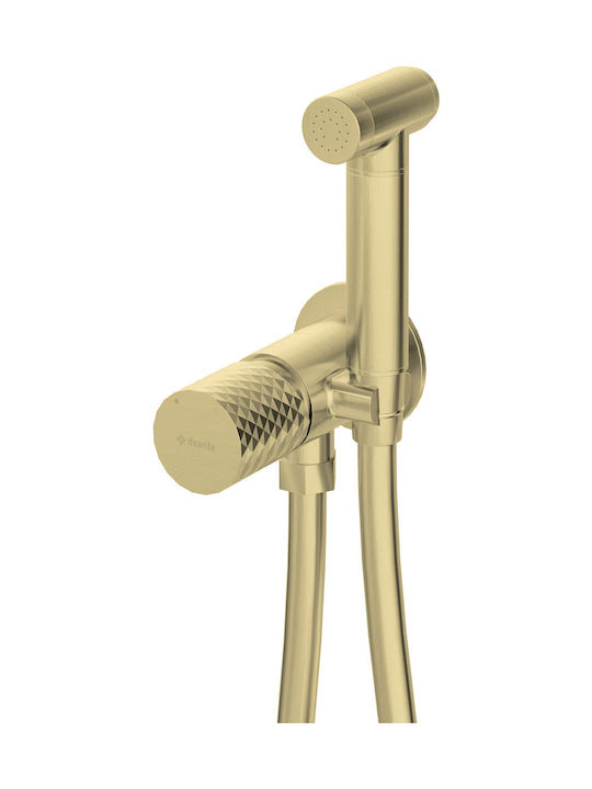 Deante Wall Mounted Bidet Faucet Gold
