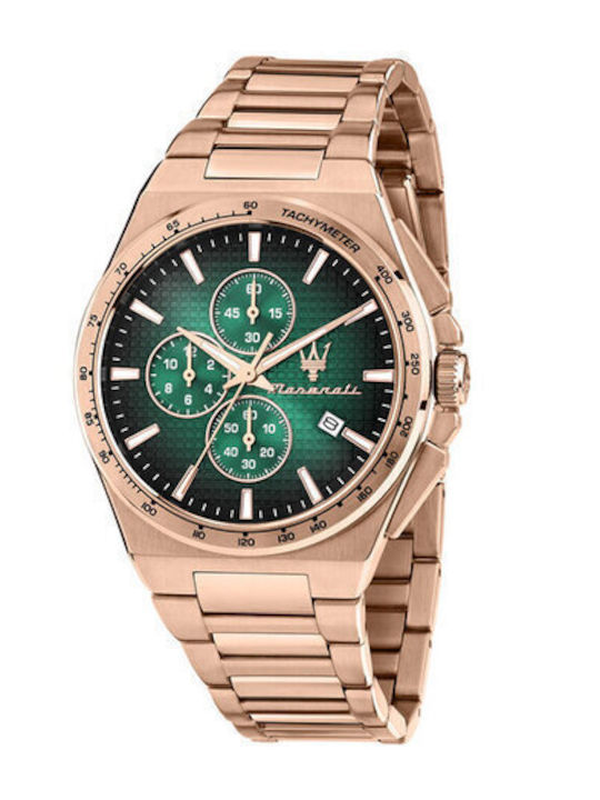 Maserati Men's Chronograph Battery Watch with P...