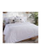 Nef-Nef Homeware Donter Bettlaken Super-Doppel mit Gummibettlaken 160x200+35cm Ecru (4 Stück)