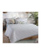 Nef-Nef Homeware Donter Bettlaken King Size mit Gummibettlaken 200x270+35cm Ecru (4 Stück)