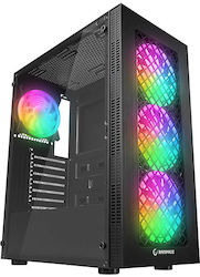 Rampage PLAID V1 Gaming Midi Tower with Side Window Rampage PLAID V1 Gaming Midi Tower with Side Window