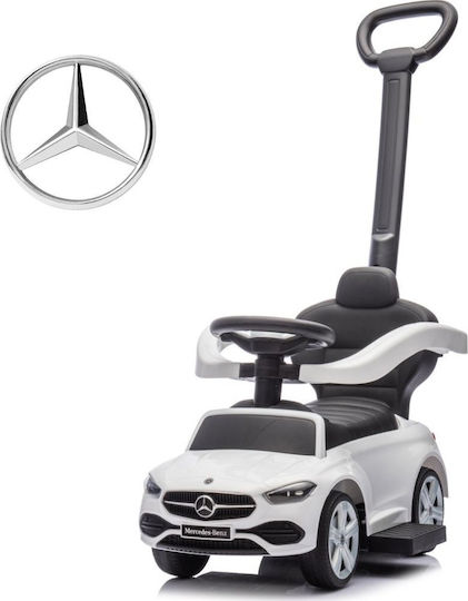 Milly Mally Baby Push Walker Car Ride On For 12+ Months White