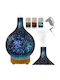 Dispozitiv Difuzor de Aromaterapie cu Lumini LED Ultrasonic cu Temporizator Roz 200ml ZY12663QWS82