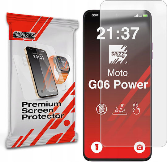 GrizzGlass Papierschutzfolie Matt für Motorola Moto G06 Power
