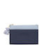 Audree Saffiano Small Women's Wallet Blue