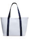 Vilebrequin Fabric Beach Bag Light Blue