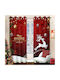 Set of Blackout Curtains with Grommets Christmas Christmas Red 140x225cm