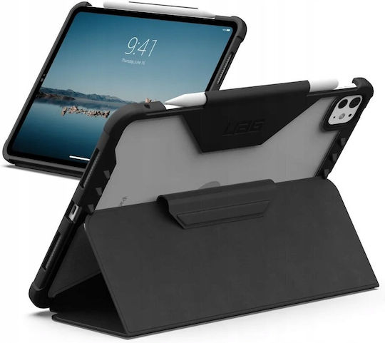 Uag Plyo Lt Калъф За Таблет Протективен Калъф Държач За Apple Pencil Ipad Pro 11" M4 2024 M5 2025 Черно-ледено
