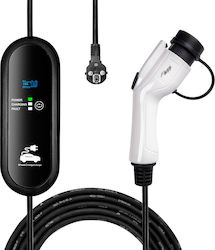 Akyga Φορητός Μονοφασικός Σταθμός Φόρτισης 3.8kW με Ενσωματωμένο Καλώδιο Type 2 (AK-EC-23)