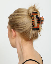 Claw Clip Hair Brown Black 82117