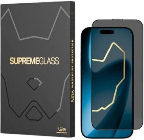 iLera Privacy Tempered Glass Black (iPhone 17 / 17 Pro / 16 Pro)