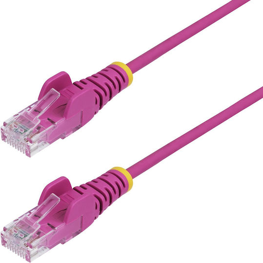 StarTech U/UTP Кат.6 Мрежов Кабел Ethernet 2.5м Розов 1 Брой