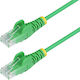 StarTech U/UTP Cat.6 (Gigabit) Καλώδιο Δικτύου Ethernet 2.5m Πράσινο