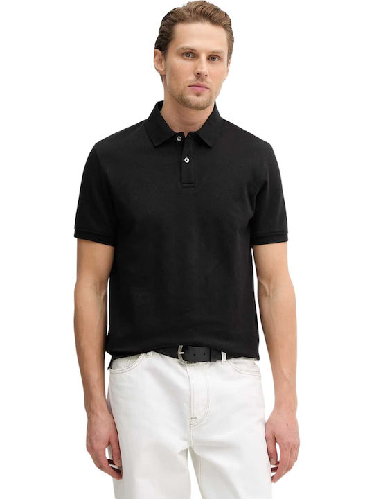 Guess Polo Μπλούζα Κοντομάνικη Black