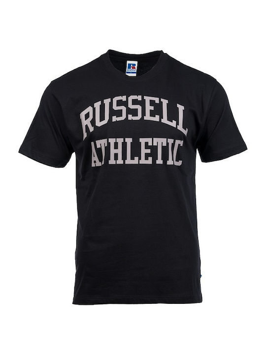 Russell Athletic Crew Neck T-shirt Μαύρο Russell Athletic Crew Neck T-shirt Μαύρο