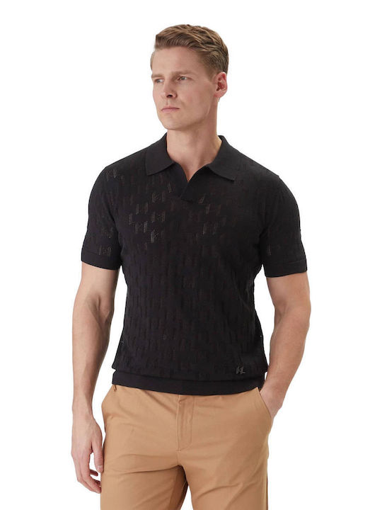 Polo T-shirt Μαυρο