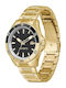 Lacoste Mainsail Men's Battery Watch with Gold Metal Bracelet