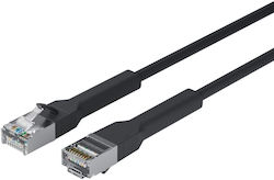 Lanview U/FTP (STP) Cat.6a Καλώδιο Ethernet 1m Μαύρο Lanview U/FTP (STP) Cat.6a Καλώδιο Ethernet 1m Μαύρο