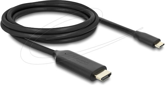 DeLock HDMI Cable HDMI Male - HDMI Male 2m Black