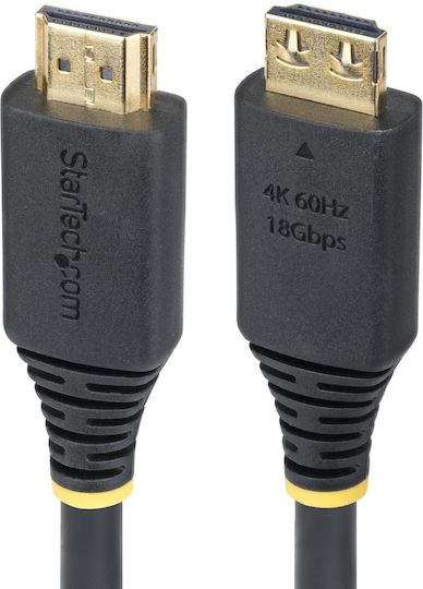 StarTech HDMI 2.0 Premium High Speed 4K 60Hz HDR Cable HDMI male - HDMI male 2.4m Μαύρο