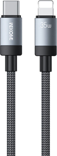 WK USB-C to Lightning Cable 35W Μαύρο 1m 250974