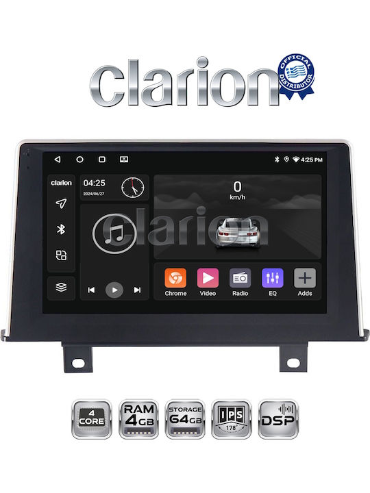 Clarion Sistem Audio Auto Pentru BMW Seria 1 2011 > 2016 Bluetooth USB Wi-Fi GPS Apple CarPlay Android Auto