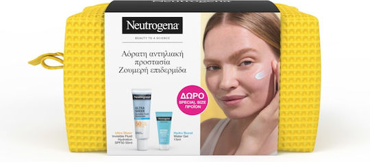 Neutrogena Σετ με Αντηλιακό Προσώπου & Νεσεσέρ SPF50 3τμχ