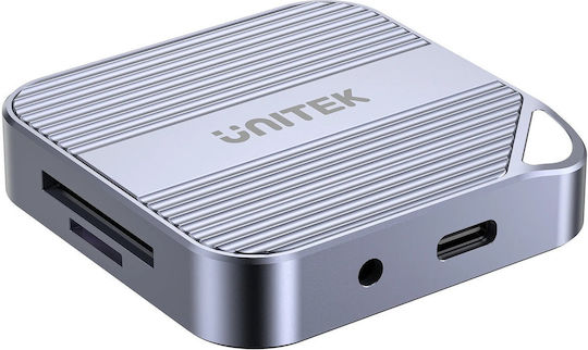 Unitek Кард Рийдър Магнитен Pd100w + 4k60hz + Аудио Микрофон S1244c