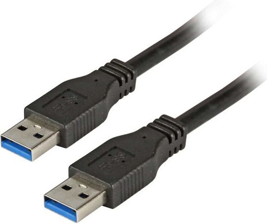 EFB USB 3.0 Cable USB-A Male Black 1.8m K5210SW.1,8