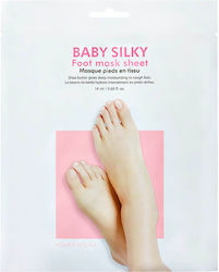 Holika Holika Baby Silky Μάσκα Ενυδάτωσης, Θρέψη, Απολέπισης & Αναζωογόνησης για Πόδια 1τμχ