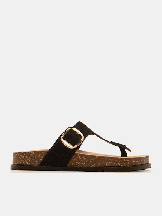 Luigi Flache Sandalen Für Damen Flatforms Schwarz