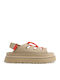Goldenglow Sandale Casual Damă Flatforme Bej