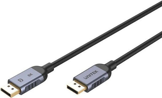 Unitek DisplayPort Cable Male 1m Black C1628G-1M