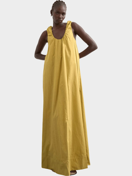 Topshop Καλοκαιρινό Maxi Φόρεμα Πράσινο