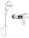 Mexen Shower Column with Mixer Silver