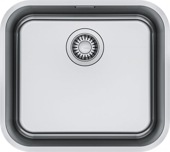 Franke Smart Srx 110-45 Поддръжка Кухненска Мивка Inox Матиран Дължина 43.2xШирина 48.2см Сребрист